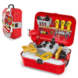 Little Story Mechanic Tool Box Backpack (25 Pcs) - Red