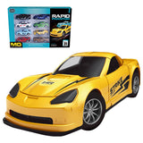 Little Story Slide Die Cast Toy Rapid Car Set - 8Pcs