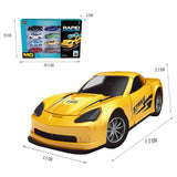 Little Story Slide Die Cast Toy Rapid Car Set - 8Pcs