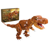 Little Story (Leg Godt) Toy Dinosaurs World Tyrannosaurus Rex Blocks - 350 Pcs