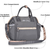 Little Story Ace Diaper Bag - Grey