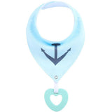 Little Story Bandana Drool Bibs Set Of 2 - Anchors