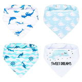 Little Story Bandana Drool Bibs Set Of 4 - Pirates