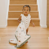 Little Unicorn Cotton Muslin Baby Blanket - Mermaids