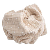 Little Unicorn Cotton Muslin Baby Blanket - Taupe Cross