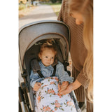 Little Unicorn Cotton Muslin Baby Blanket - Watercolor Roses