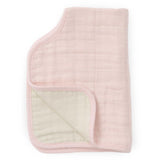 Little Unicorn Cotton Muslin Burp Cloth - Light Pink