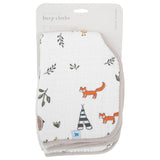 Little Unicorn Cotton Muslin Burp Cloth 2 Pack - Forest Friends