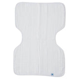 Little Unicorn Cotton Muslin Burp Cloth - White