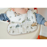 Little Unicorn 3 Pack Cotton Muslin Classic Bib Set - Forest Friends 2