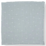 Little Unicorn Cotton Muslin Single Swaddle - Blue Rainbow