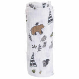 Little Unicorn Cotton Muslin Single Swaddle - Forest Friends