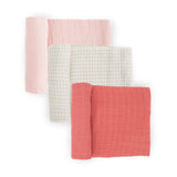 Little Unicorn Cotton Muslin Swaddle Set - Light Pink (Pack of 3)