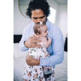 Little Unicorn Cotton Muslin Single Swaddle - Watercolor Roses