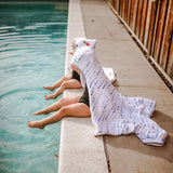 Little Unicorn Cotton Muslin Hooded Infant Towel - Mermaids