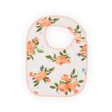 Little Unicorn 3 Pack Cotton Muslin Classic Bib Set - Watercolor Roses 2