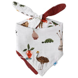 Little Unicorn Deluxe Muslin Reversible Bandana Bib - Safari Social