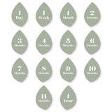 Lulujo Baby's First Year Blanket & Cards Set - Sweet as a Peach