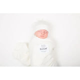Lulujo Bamboo Hat and Swaddle Blanket - White