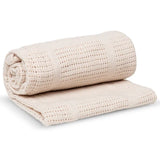 Lulujo Cellular Blanket - Oatmeal