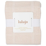 Lulujo Cellular Blanket - Oatmeal