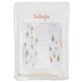 Lulujo Muslin Crib Sheet (135cm x 70cm) - Fish