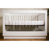 Lulujo Muslin Crib Sheet (135cm x 70cm) - Fish