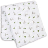 Lulujo Muslin Swaddle L (100cm x 100cm) - Bunnies