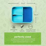 Lunchbots Large Build-A-Bento - Blue Whale