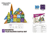 Magnetic Fields Magnetic Tiles Blocks Castle Set - 29 Pcs