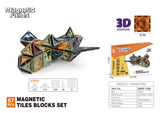 Magnetic Fields Magnetic Tiles Blocks Set - 57 Pcs