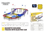 Magnetic Fields Magnetic Building Tracks With Electric Car - 137 Pcs