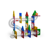 Magnetic Fields Magnetic Tiles Blocks Pipe Set - 53 Pcs