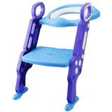 Pikkaboo EasyGo+ Potty Training Seat with Step Ladder - Blue & Purple