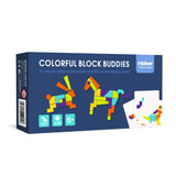 Mideer Colourful Block Buddies Game