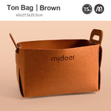 Mideer Toys Fabric Bakset - Brown