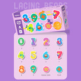 Mideer Lacing Beads - Math