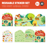 Mideer Reusable Stickers - Animal Town
