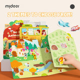 Mideer Reusable Stickers - Animal Town