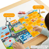 Mideer Reusable Stickers - Bustling Traffic