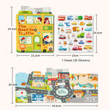 Mideer Reusable Stickers - Bustling Traffic