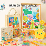 Mideer Round Nib Acrylic Markers - 12 Colors