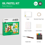 Mideer Oil Pastel Kit - Forest Adventures