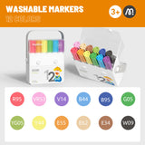 Mideer Washable Markers 2.0 - 12 Colors