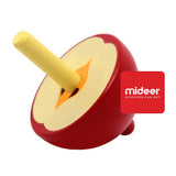 Mideer Wooden Spinning Top - Apple