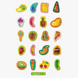 Mideer The Very Hungry Caterpillar Wooden Magnets: Food Series