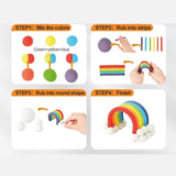 Mideer Borax Free Modelling Clay - Pack of 6