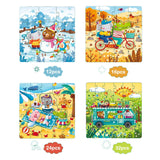 Mideer 4 in 1 Puzzle Seasons - 84Pcs