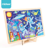 Mideer Wooden Puzzle - Space - 100Pcs