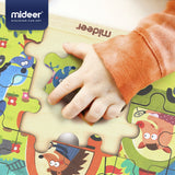 Mideer Wooden Puzzle Board - Safari - 24Pcs